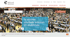 Desktop Screenshot of billund-grindsted.dk